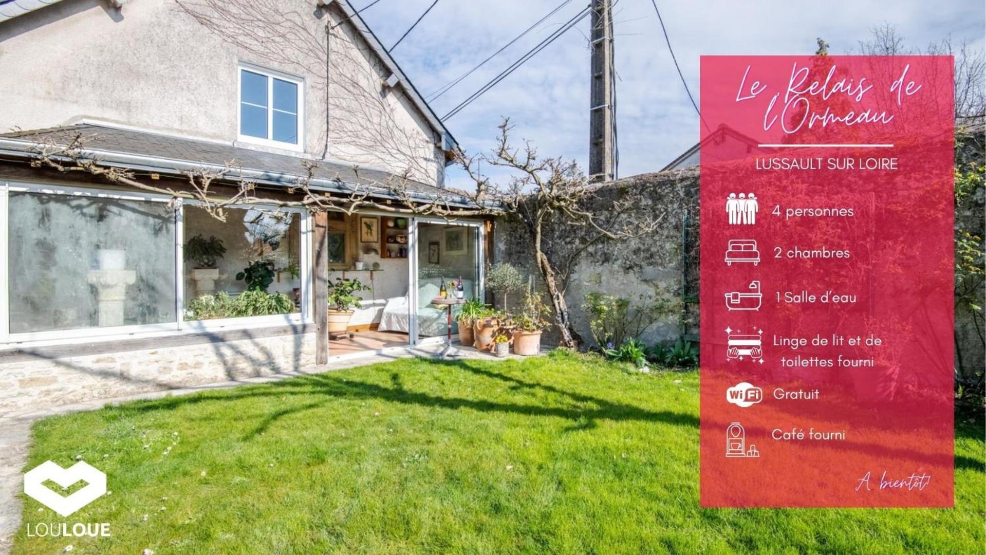 Hotel Le Relais de l'Ormeau - Lussault sur Loire au cœur de la Touraine Extérieur photo